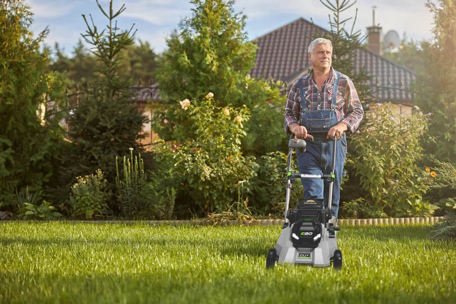 best battery powered push lawn mower